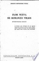 Flor nueva de romances viejos