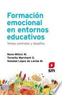 Formación emocional en entornos educativos