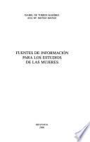 Fuentes de información para los estudios de las mujeres