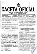 Gaceta oficial de la República de Cuba