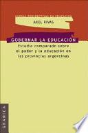 Gobernar la educación