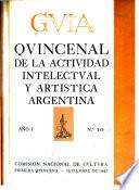 Guía quincenal de la actividad intelectual y artística argentina