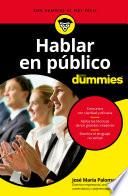 Hablar en público para Dummies