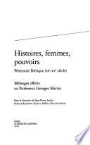 Histoires, femmes, pouvoirs