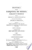 Historia de la conquista de Mexico