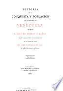 Historia de la conquista y población de la provincia de Venezuela