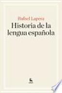 Historia de la lengua española