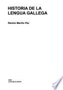 Historia de la lengua gallega