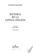 Historia de la lengua inglesa