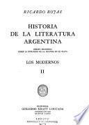 Historia de la literatura argentina