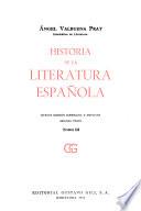 Historia de la literatura española