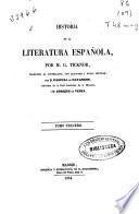 Historia de la literatura española