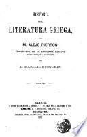 Historia de la literatura griega