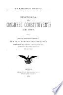 Historia del Congreso constituyente de 1857