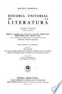 Historia universal de la literatura ...