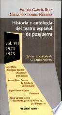 Historia y antología del teatro español de posguerra (1940-1975)