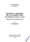 Historia y memoria de la Guerra Civil