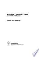 Humanismo y tradición clásica en España y América