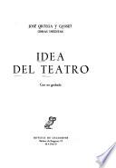 Idea del teatro