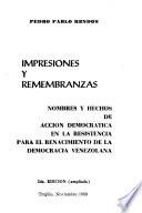 Impresiones y remembranzas