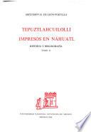 Impresos en náhuatl