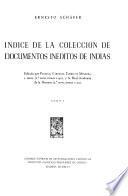 Indice de la Colección de documentos inéditos de Indias: Indice alfabético de personas