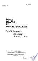 Indice español de ciencias sociales