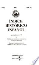 Indice histórico español