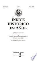 Indice histórico español