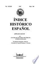 Indice histórico español