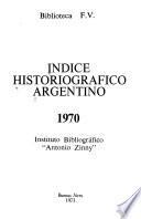 Indice historiográfico argentino