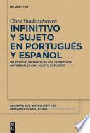 Infinitivo y sujeto en portugués y español