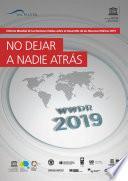 Informe Mundial de las Naciones Unidas sobre el Desarrollo de los Recursos Hídricos 2019