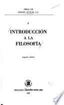 Introducción a la filosofía