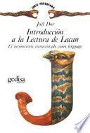 Introducción a la lectura de Lacan