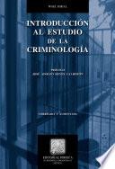 Introducción al estudio de la Criminología