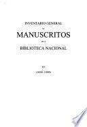 Inventario general de manuscritos de la Biblioteca Nacional