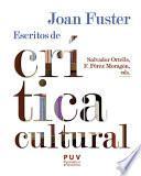 Joan Fuster: escritos de crítica cultural