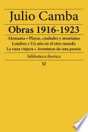 Julio Camba: Obras 1916-1923