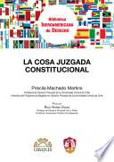 La cosa juzgada constitucional