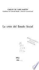 La crisis del estado social