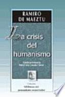 La crisis del humanismo