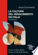 La cultura del Renacimiento en Italia