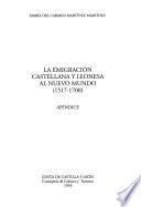 La emigración castellana y leonesa al Nuevo Mundo