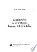 La historicidad de las Tradiciones peruanas de Ricardo Palma