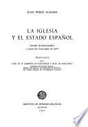 La Iglesia y el Estado español