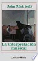 La interpretación musical