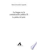 La lengua en la comunicación política