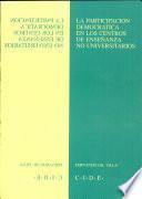 La participación democrática en los centros de enseñanza no universitarios