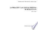 La población y las lenguas indígenas de México en 1970